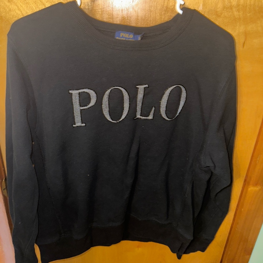 Polo Black Crew Neck